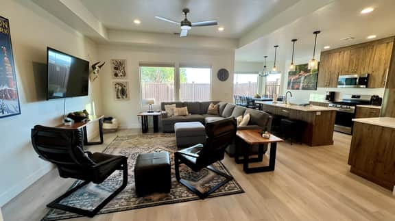 Desert Basecamp near Zion & Gooseberry Mesa | Family-Friendly New Build